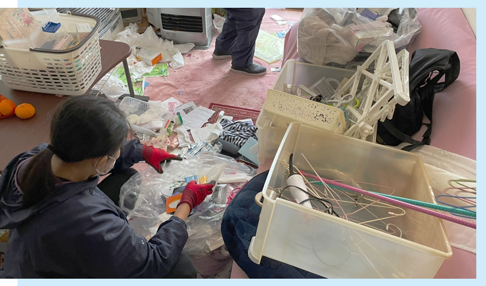 不要品や粗大ゴミまるごとお受けします